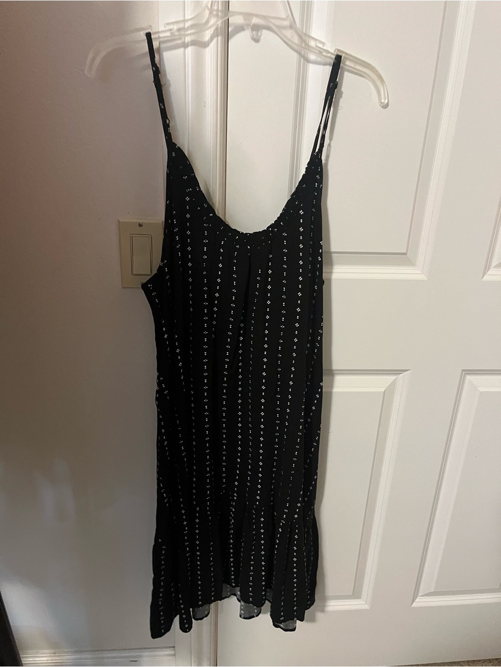 Black Sleeveless Slip Dress